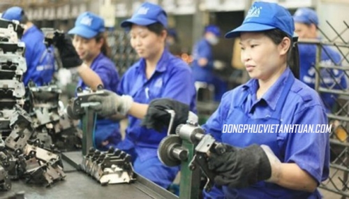Quần áo bảo hộ lao động mẫu 43